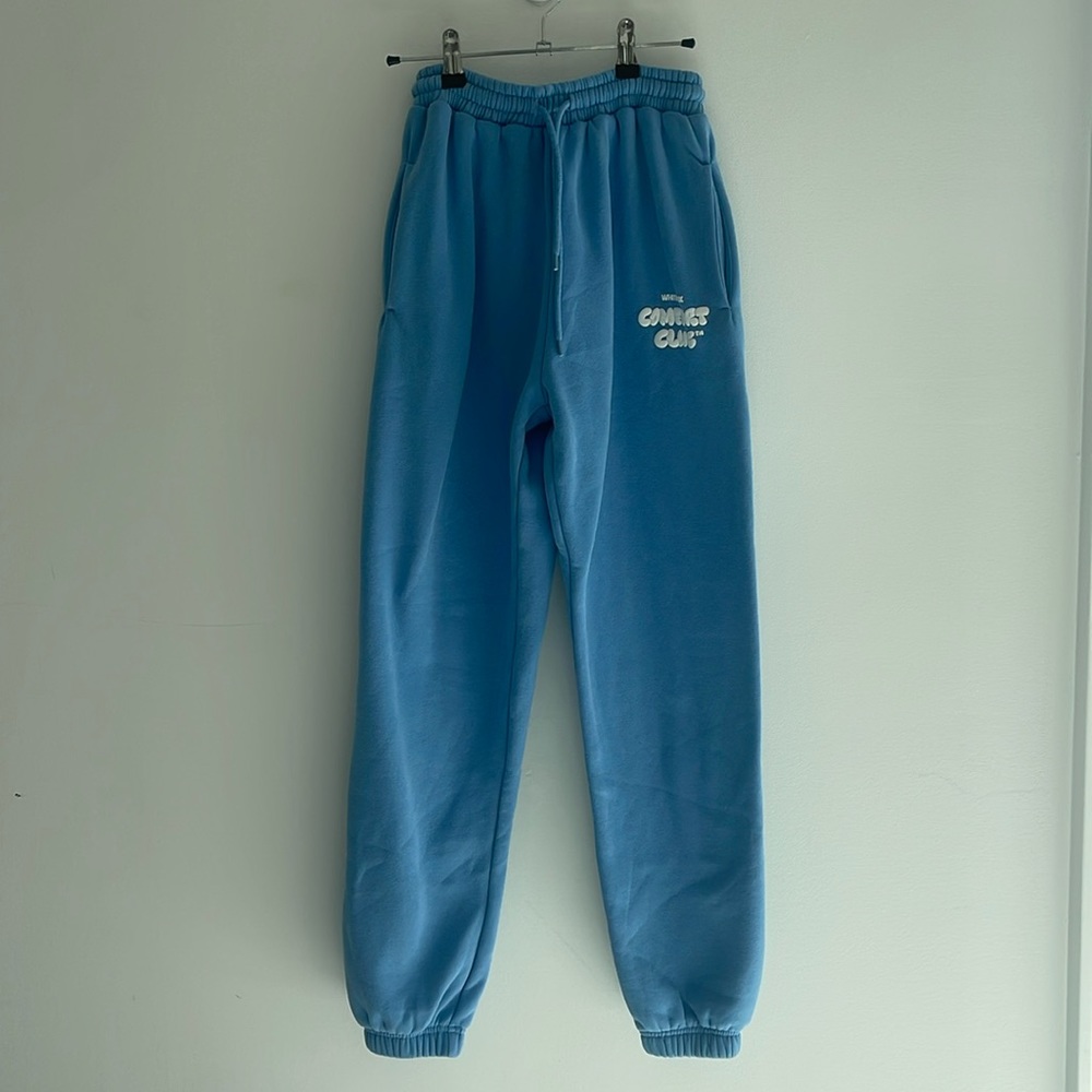 Blue comfort white fox collection